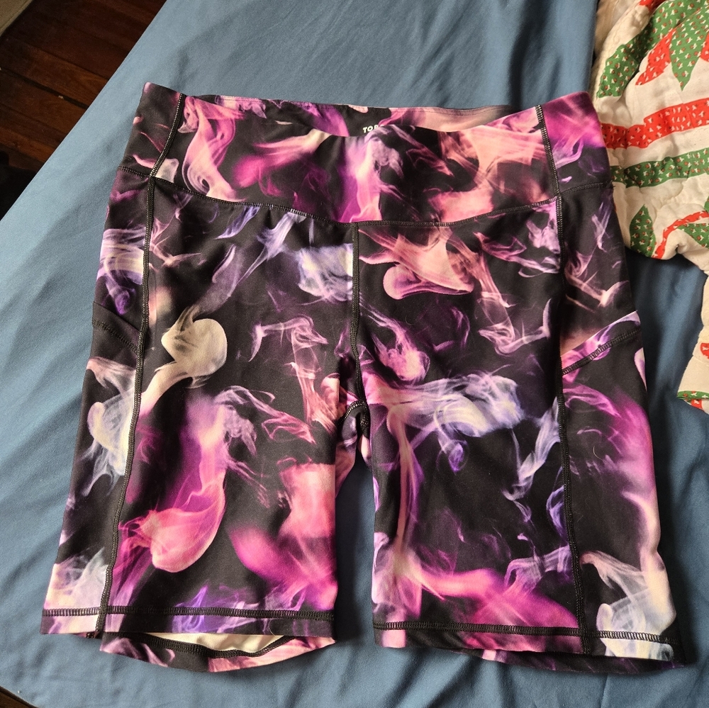 Colorful Smoke Pattern Shorts